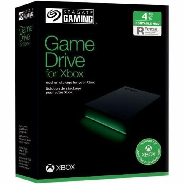 Seagate Game Drive STKX5000403 5 TB Portable Hard Drive - External - Black Seagate Game Drive STKX5000403 5 TB Portable Hard Drive - External - Black